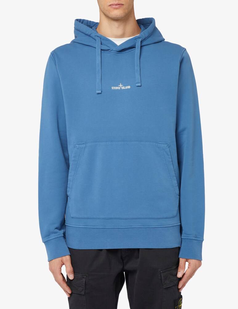 Stone Island Felpa con cappuccio con logo