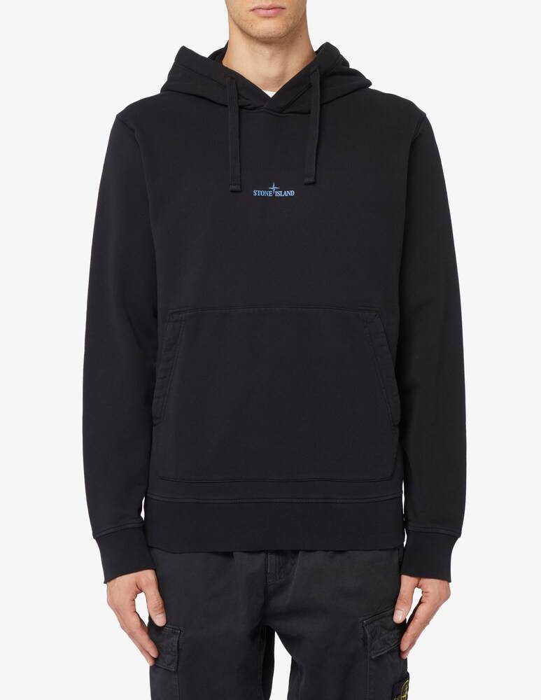 Stone Island Felpa con cappuccio con logo