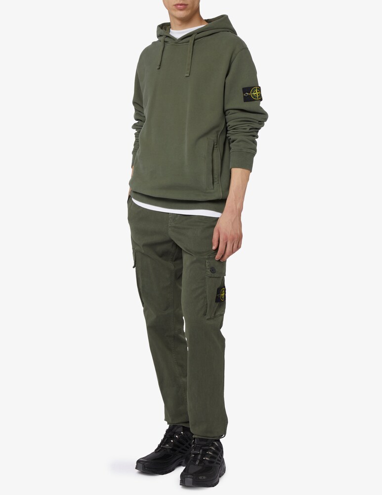 Stone Island Felpa Con Cappuccio