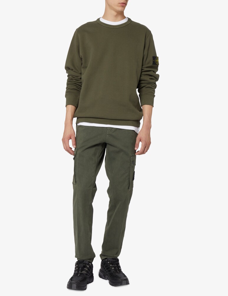 Stone Island Felpa Girocollo Cotone