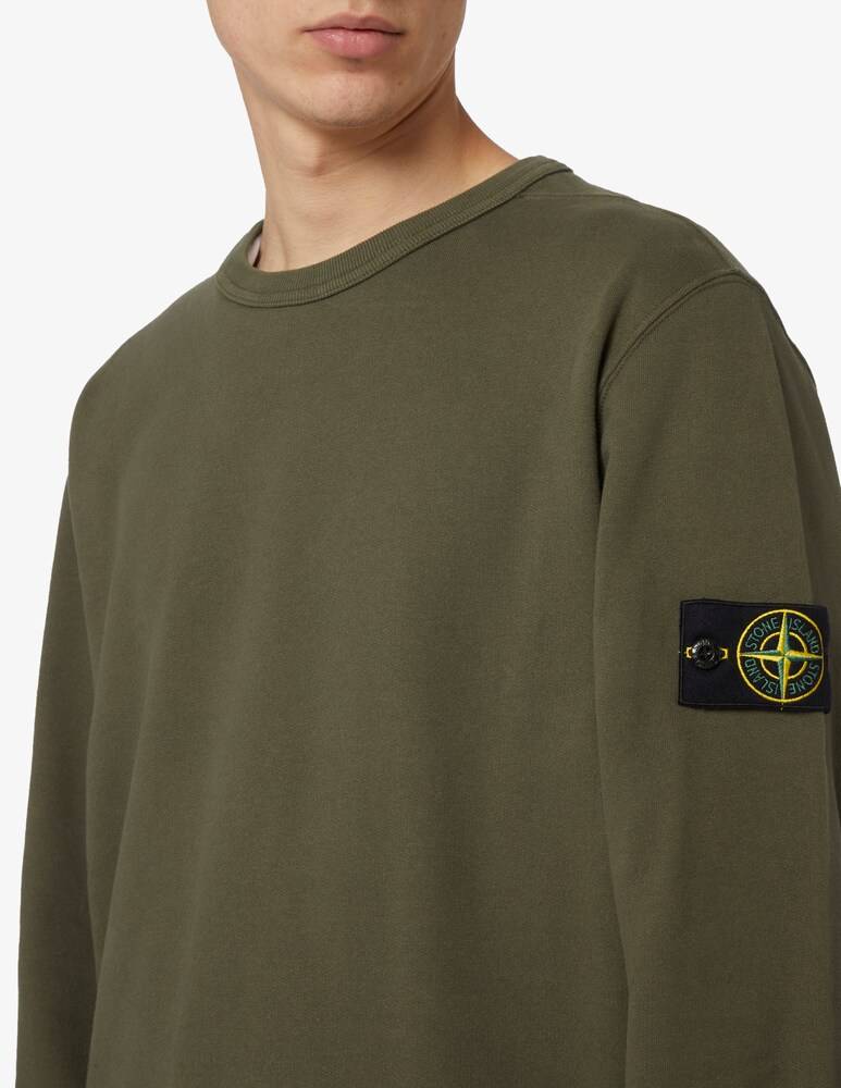 Stone Island Felpa Girocollo Cotone