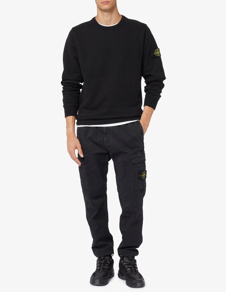 Stone Island Felpa Girocollo Cotone