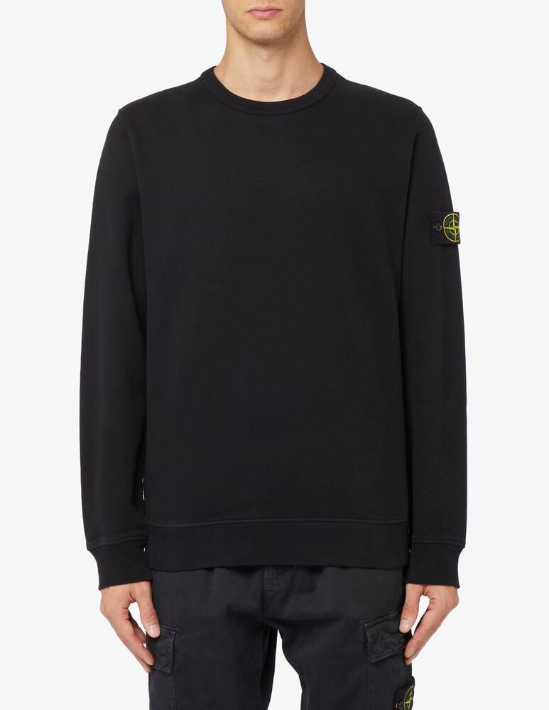 Stone Island Felpa girocollo cotone