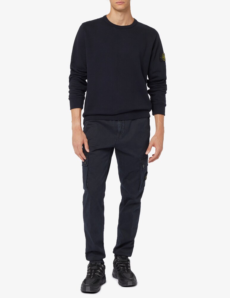 Stone Island Felpa Girocollo Cotone