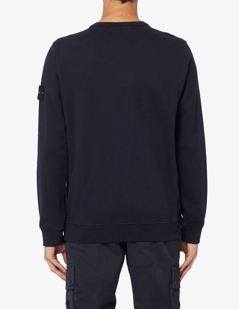 Stone Island Felpa Girocollo Cotone