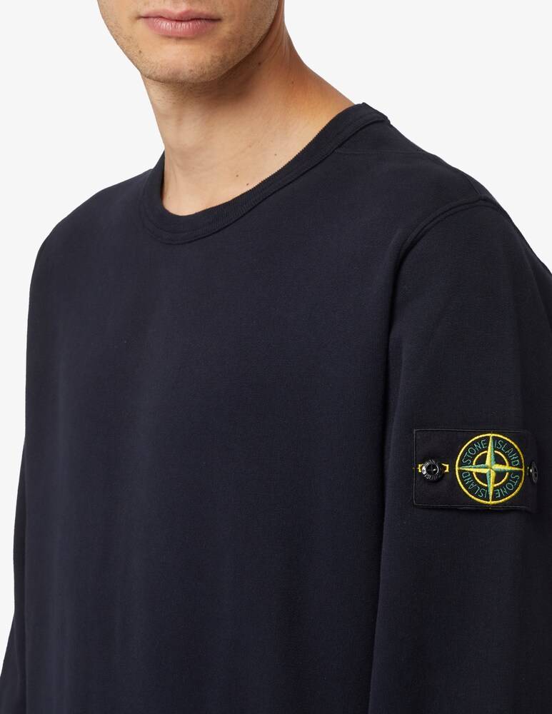 Stone Island Felpa Girocollo Cotone
