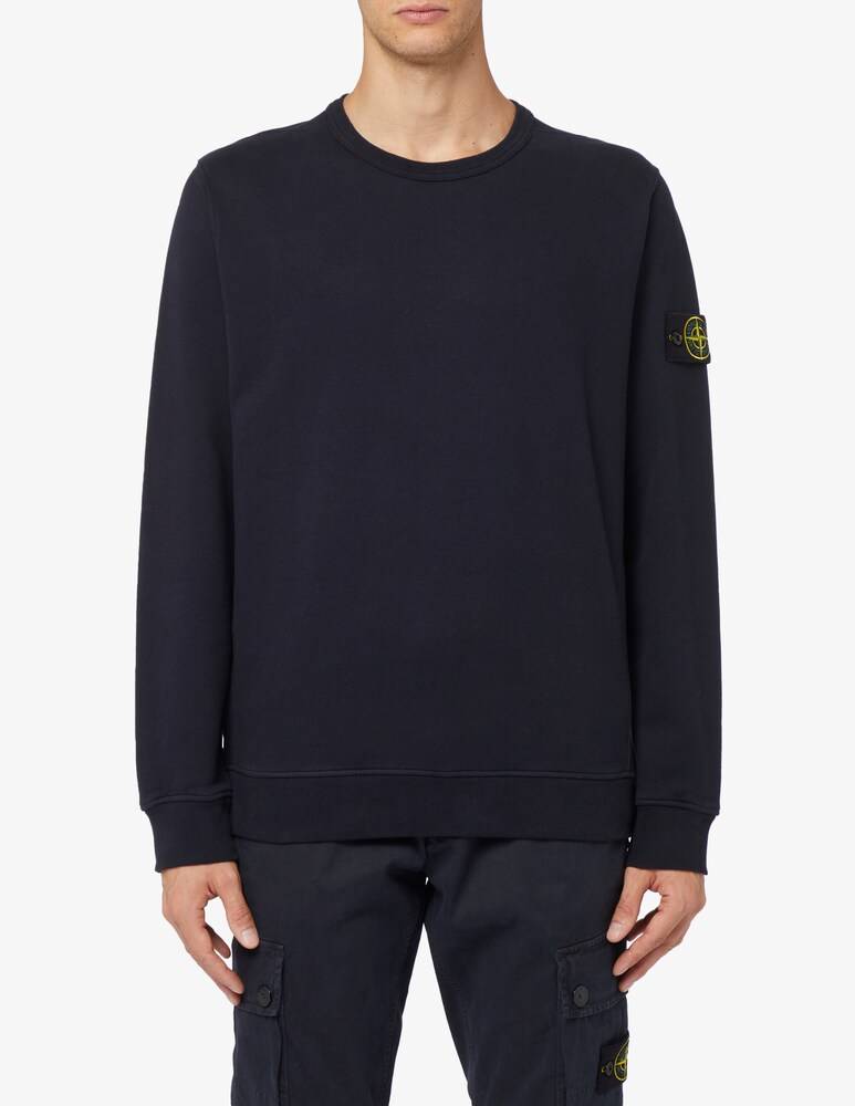 Stone Island Felpa girocollo cotone