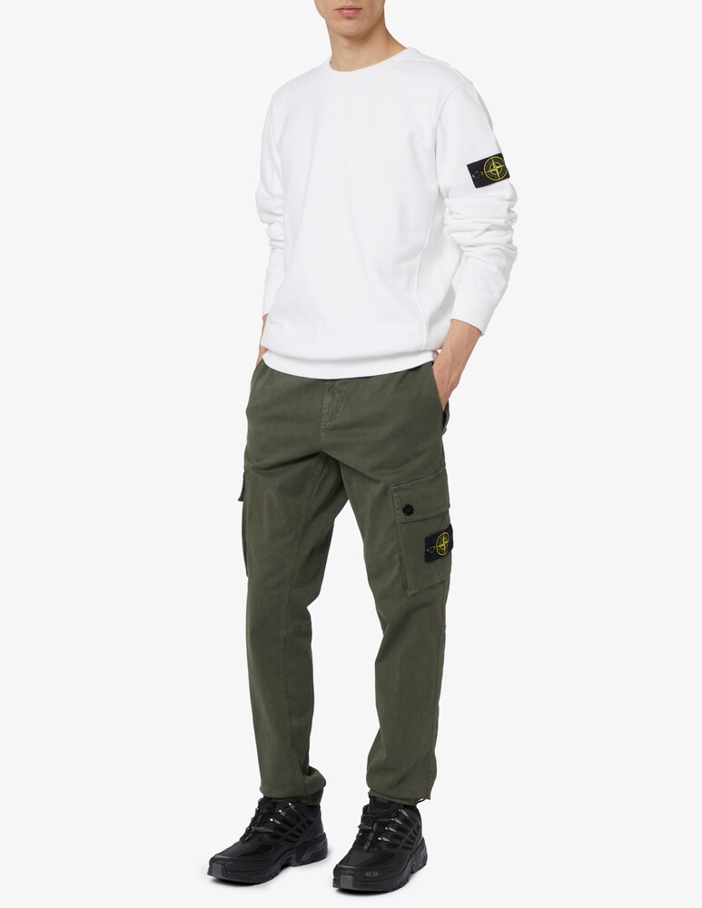 Stone Island Felpa Girocollo Cotone