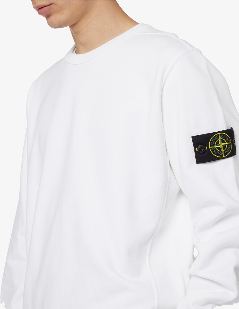 Stone Island Felpa Girocollo Cotone
