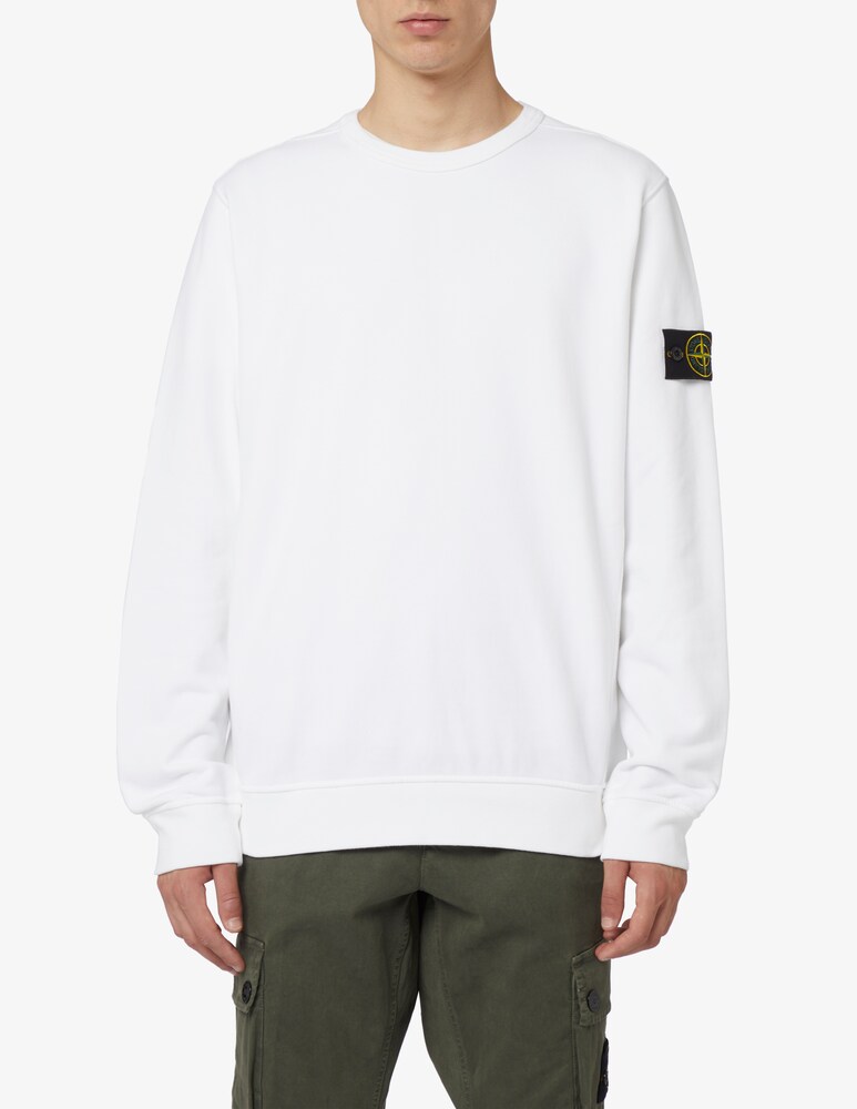 Stone Island Felpa girocollo cotone