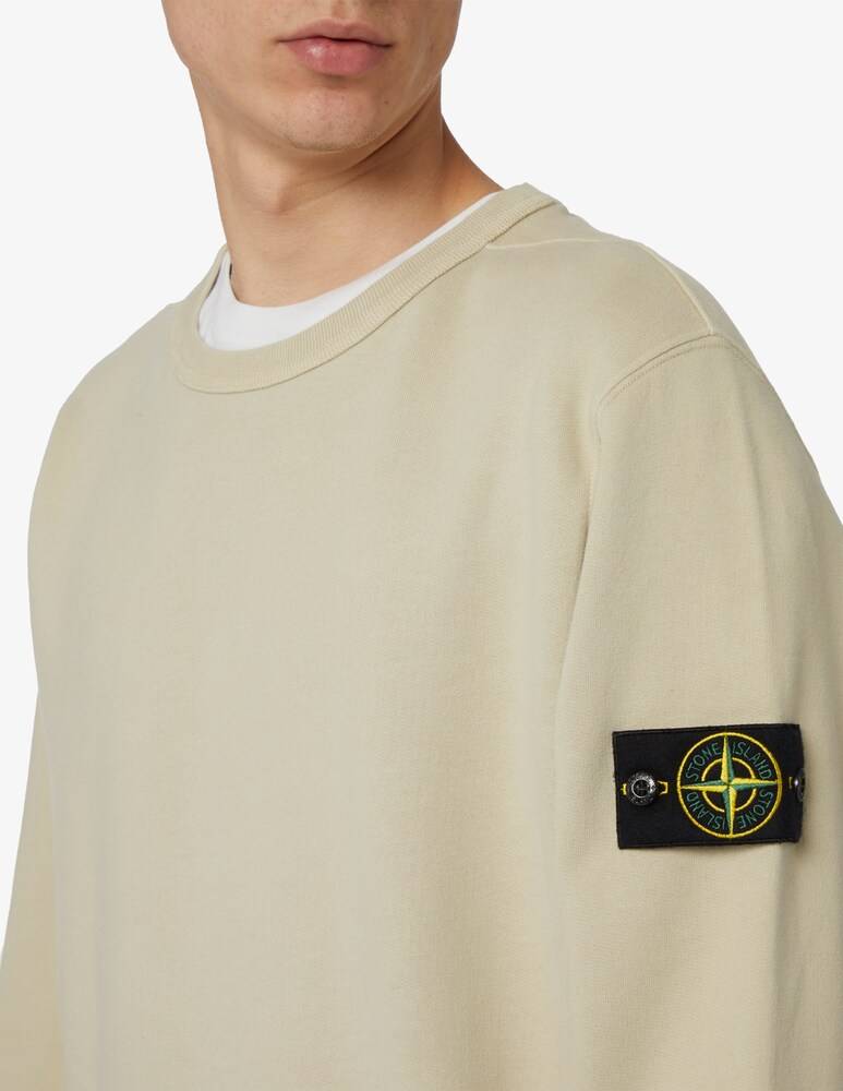 Stone Island Felpa Girocollo Cotone