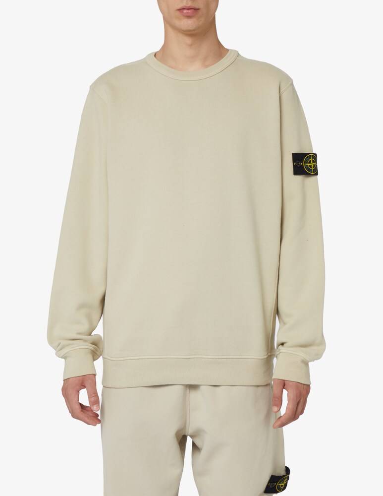 Stone Island Felpa girocollo cotone