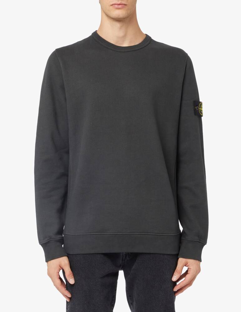 Stone Island Felpa girocollo cotone