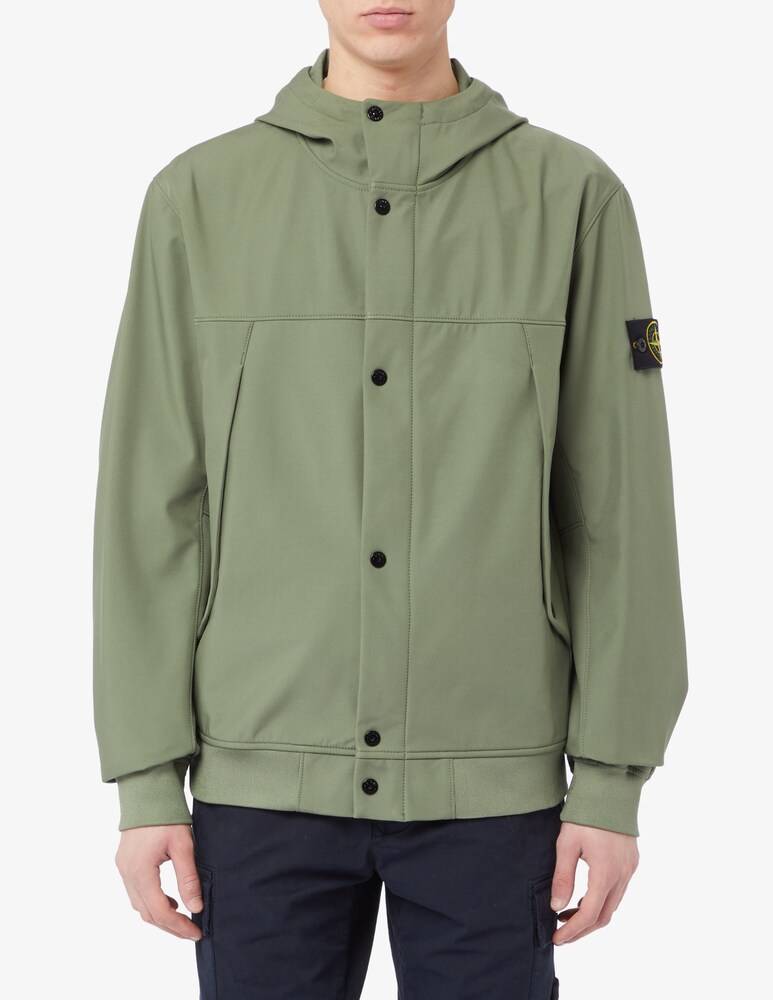 Stone Island Giacca con cappuccio soft shell
