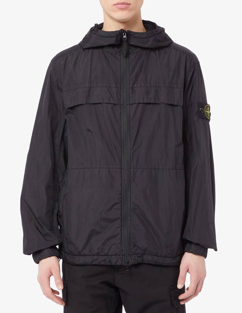 Stone Island Giacca crinkle con cappuccio