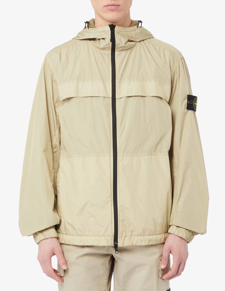 Stone Island Giacca crinkle con cappuccio