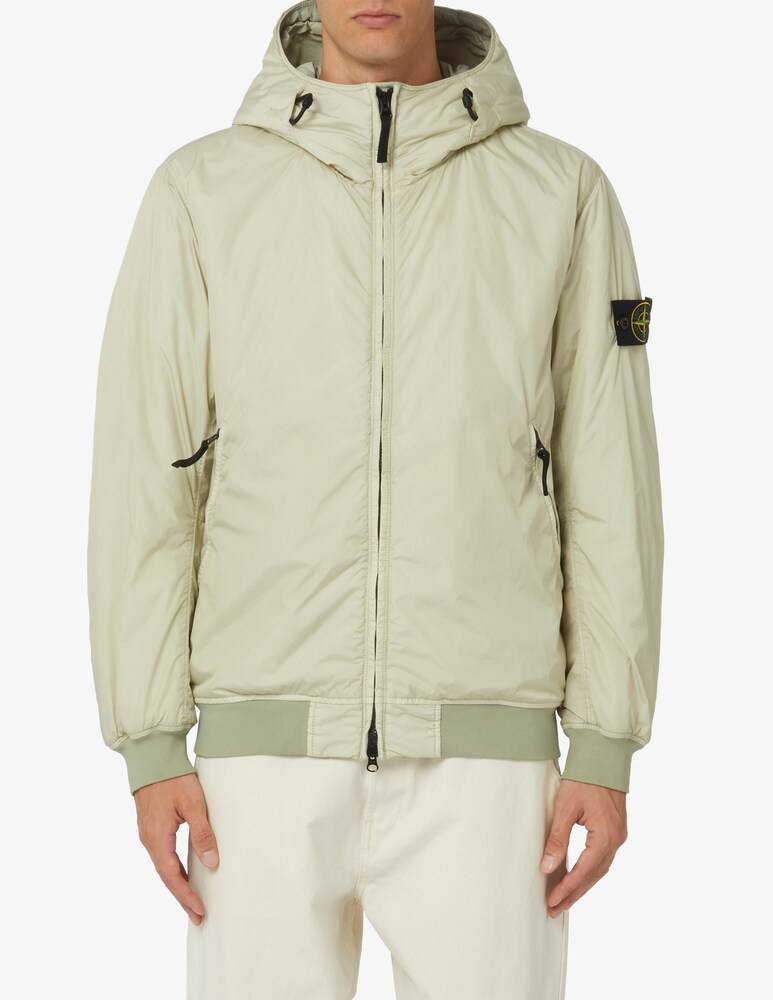 Stone Island Giacca crinkle primaloft con cappuccio