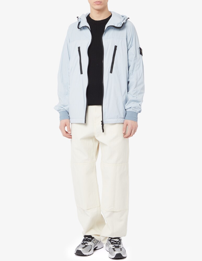 Stone Island Giacca Skin Touch Con Cappuccio