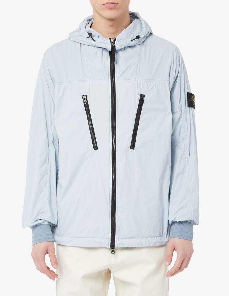 Stone Island Giacca skin touch con cappuccio