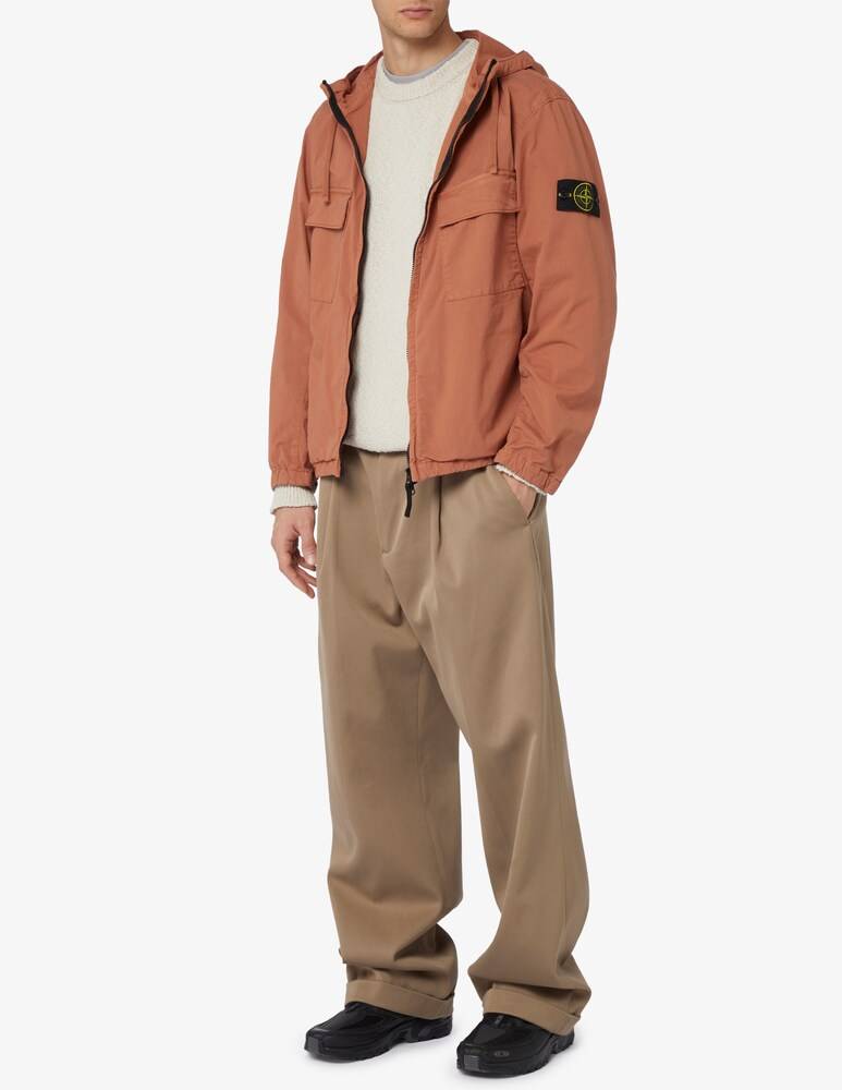 Stone Island Giacca Supima Con Cappuccio