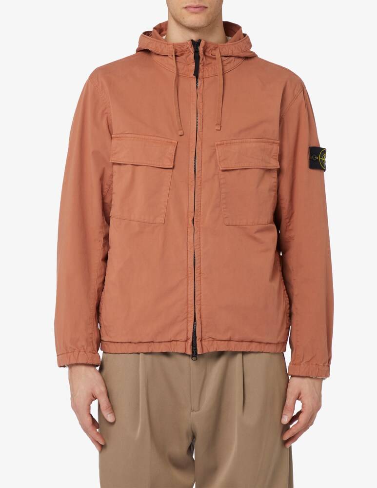 Stone Island Giacca supima con cappuccio