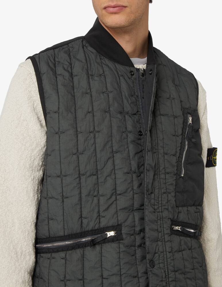 Stone Island Giaccone Trapuntato Stellina Impunture