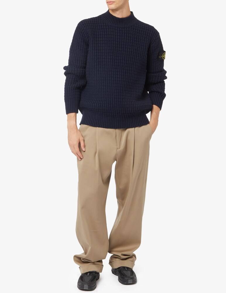 Stone Island Maglia Girocollo Knit Lana Grossa