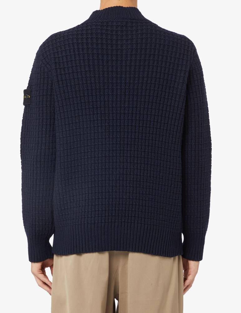 Stone Island Maglia Girocollo Knit Lana Grossa