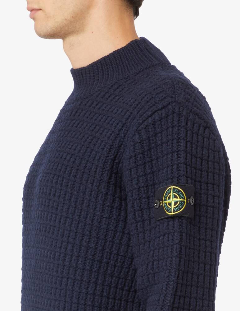 Stone Island Maglia Girocollo Knit Lana Grossa