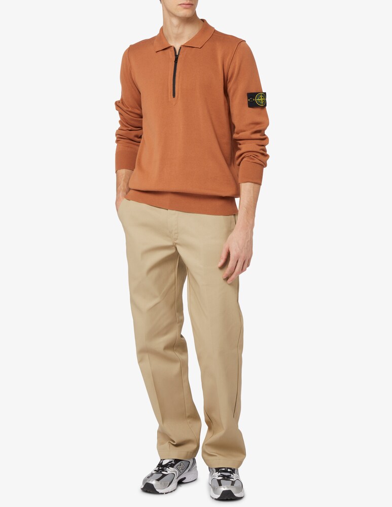 Stone Island Maglia Knit Mezza Zip