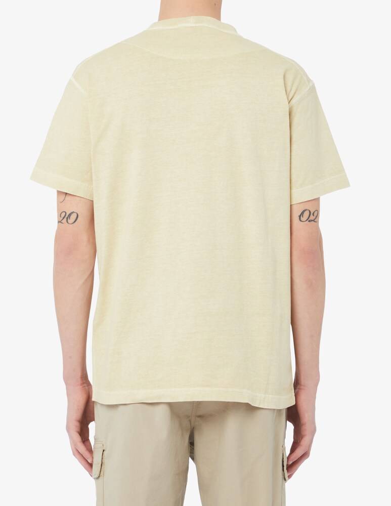 Stone Island Maglietta Loghino Lavata