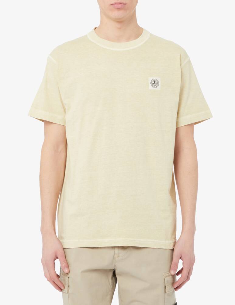 Stone Island Maglietta loghino lavata