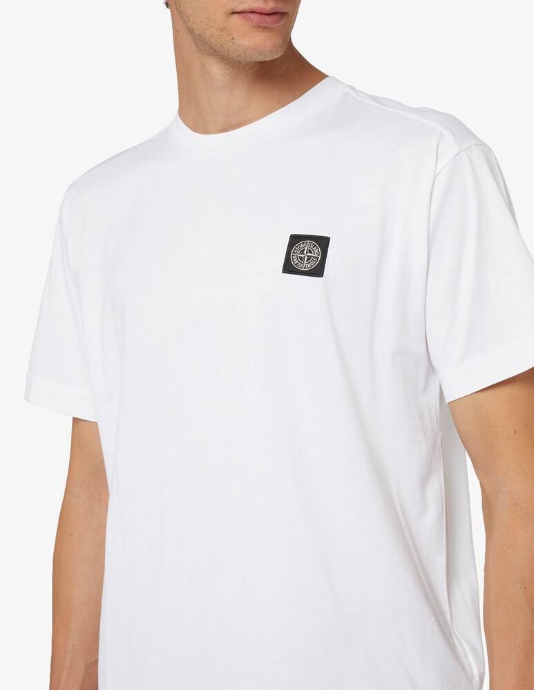 Stone Island Maglietta Logo Patch