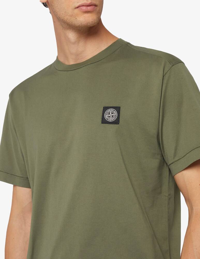 Stone Island Maglietta Logo Patch