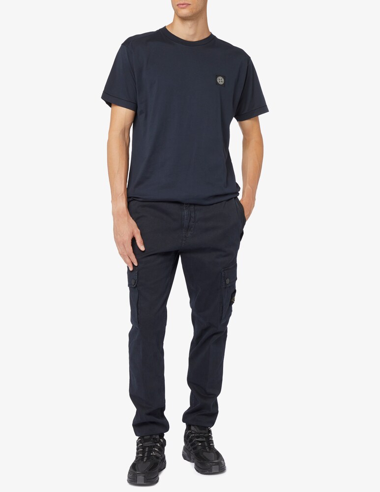 Stone Island Maglietta Logo Patch