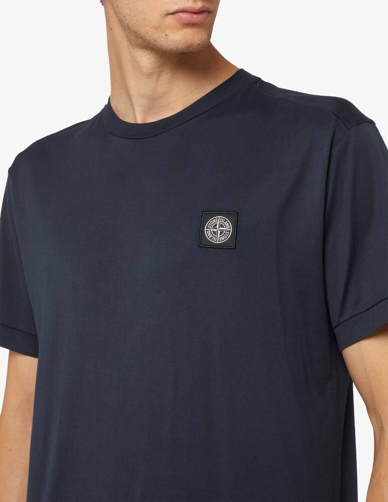 Stone Island Maglietta Logo Patch