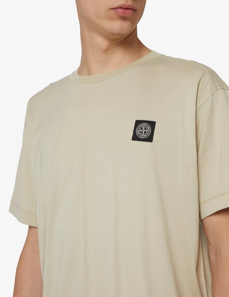 Stone Island Maglietta Logo Patch