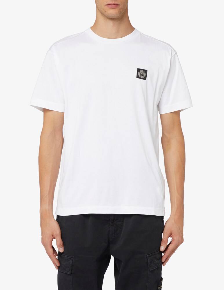Stone Island Maglietta logo patch