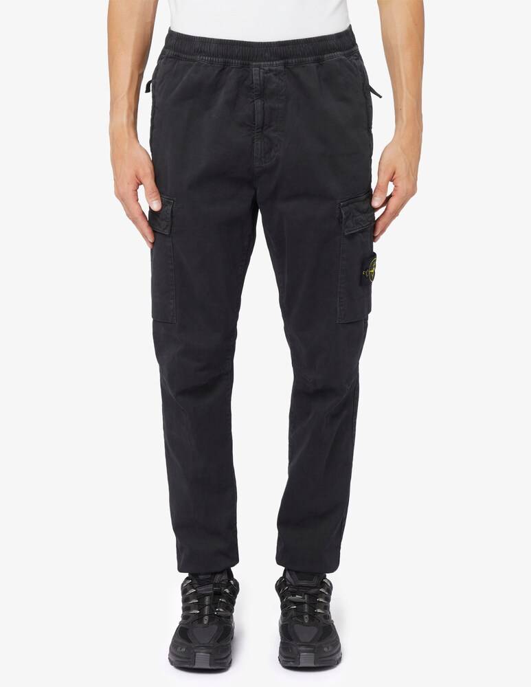 Stone Island Pantaloni cargo elastico caviglia