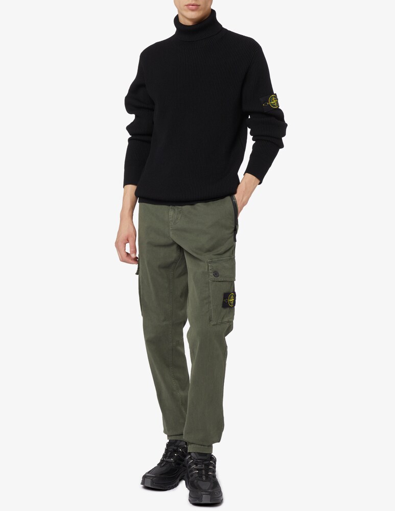 Stone Island Pantaloni Cargo Twill Slim