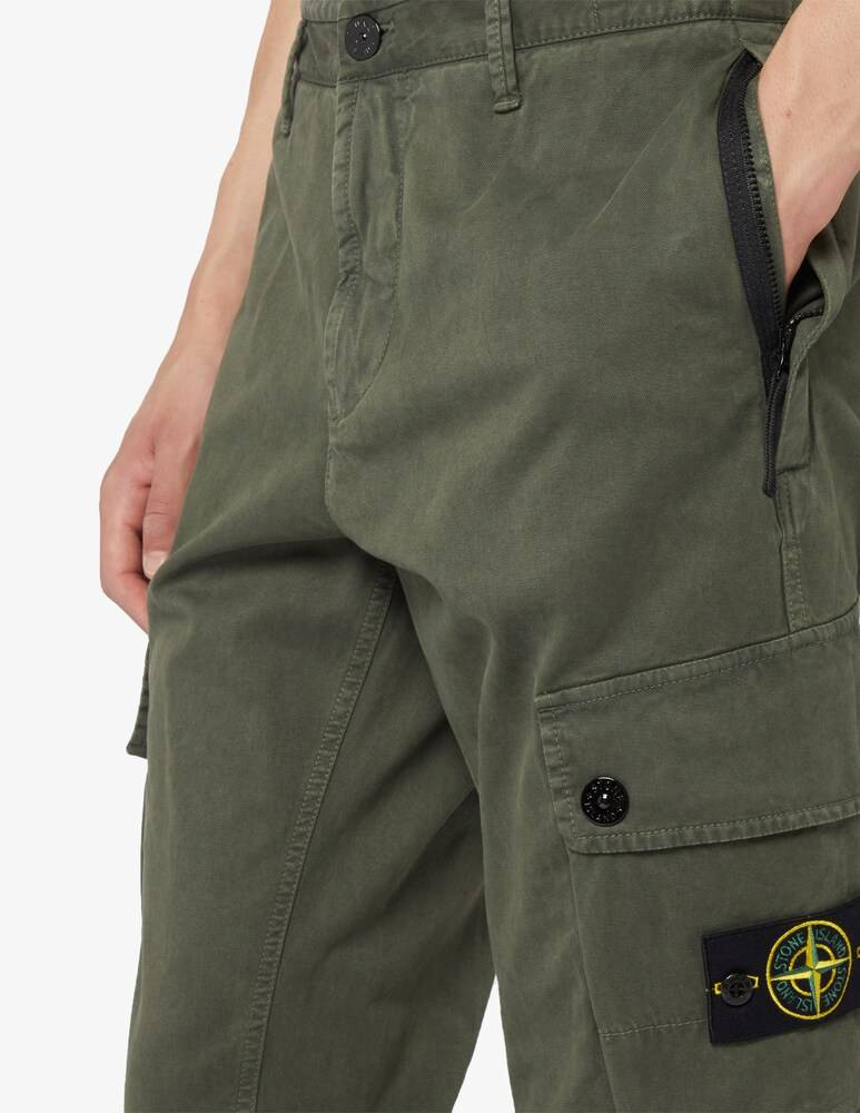 Stone Island Pantaloni Cargo Twill Slim