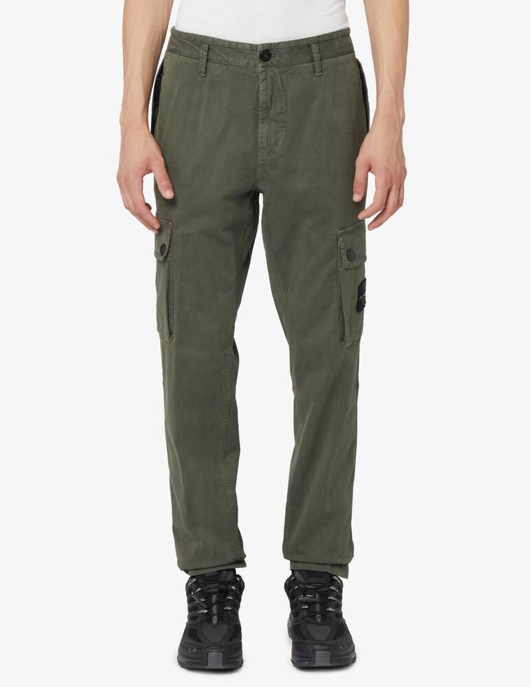 Stone Island Pantaloni cargo twill slim