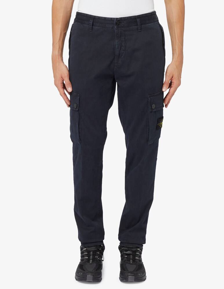 Stone Island Pantaloni cargo twill slim