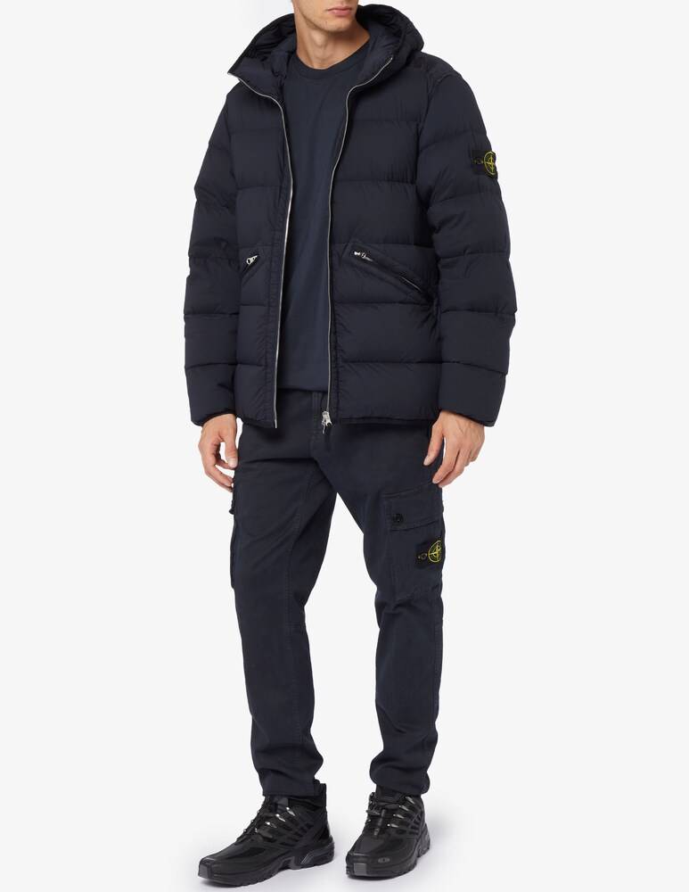 Stone Island Piumino Seamless Con Cappuccio