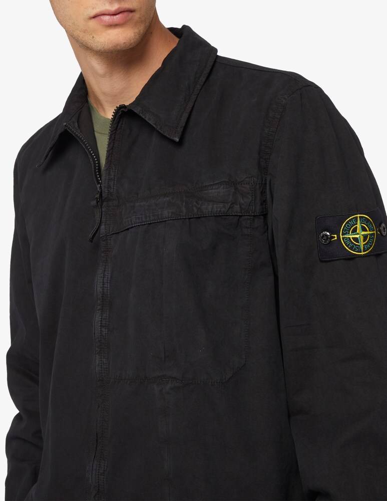 Stone Island Sovracamicia Con Cerniera
