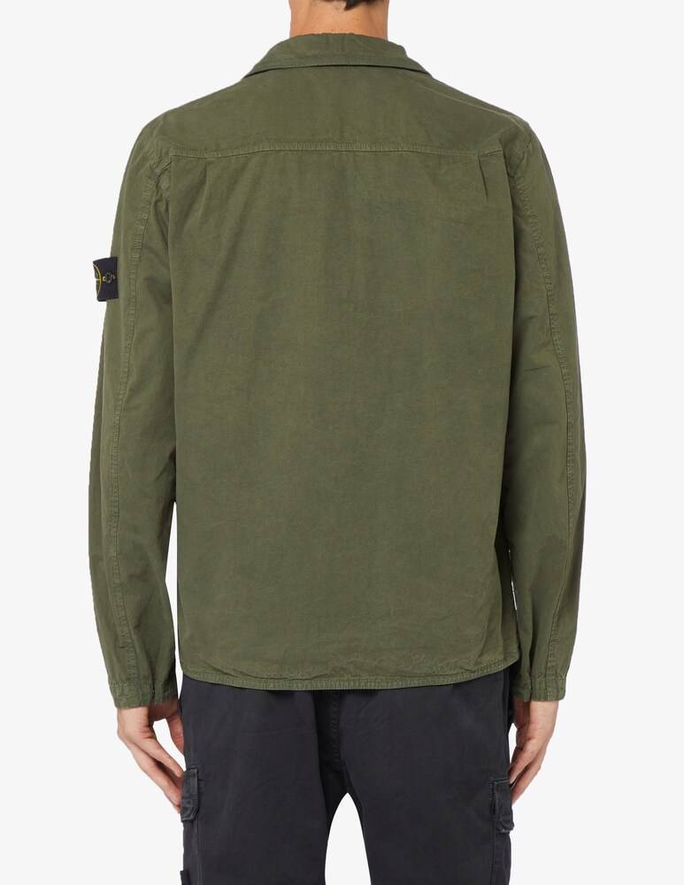 Stone Island Sovracamicia Con Cerniera