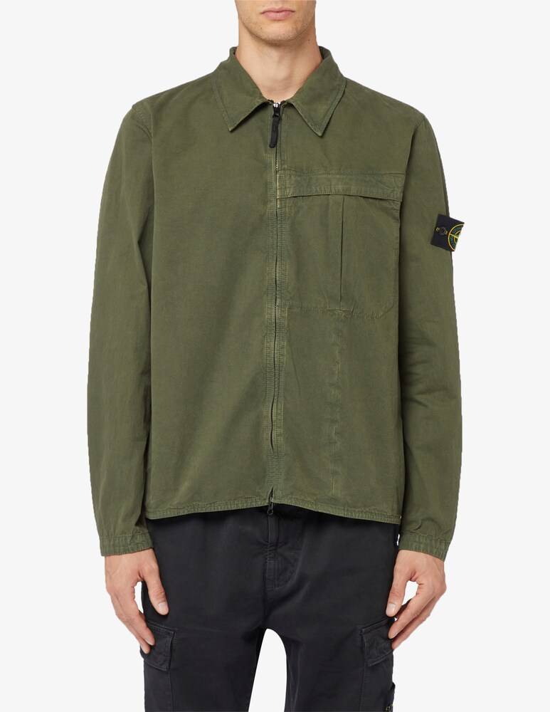Stone Island Sovracamicia con cerniera