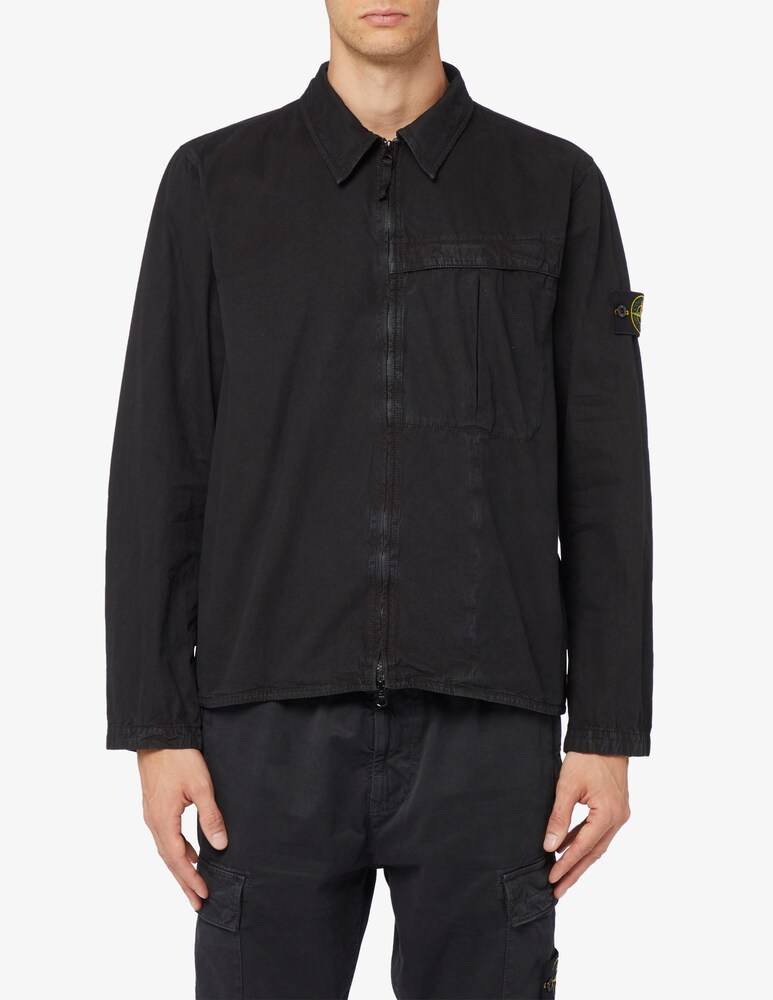 Stone Island Sovracamicia con cerniera