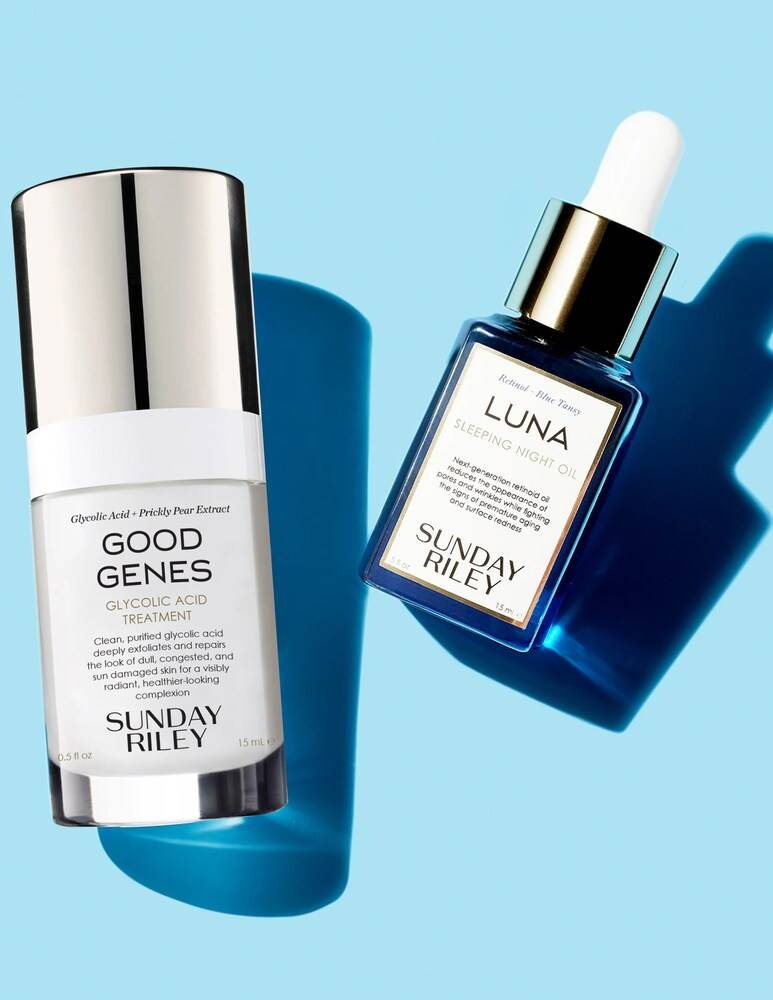 Sunday Riley Power Couple Glycolic Acid Kit Di Trasformazione Totale