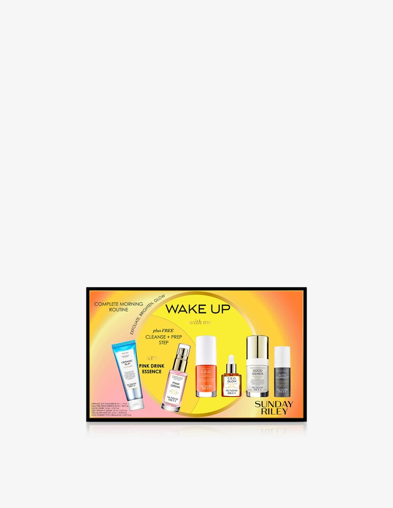 Sunday Riley Wake Up With Me Kit Completo Di Routine Mattutina